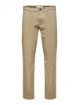 SELECTED &bdquo;Chino&ldquo; stiliaus kelnės 'SLHMiles Flex' smėlio spalva