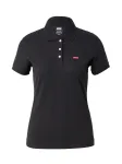 LEVI'S &reg; Mar&scaron;kinėliai 'Slim Polo Shirt' raudona / juoda