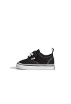 VANS Sportbačiai 'Authentic Elastic Hook And Loop' raudona / juoda