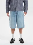 Dxnmxrk Džinsai 'DXHarri Blue Wide Fit Denim Shorts' tamsiai (džinso) mėlyna