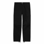 Carhartt WIP Laisvo stiliaus kelnės juoda