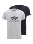 ALPHA INDUSTRIES Mar&scaron;kinėliai tamsiai mėlyna / pilka / margai pilka