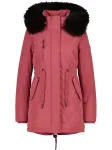 alife & kickin Žieminė parka 'KierseyAK A' pastelinė raudona / juoda