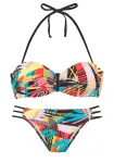 Bruno Banani Bikinis turkio spalva / geltona / oranžinė / juoda