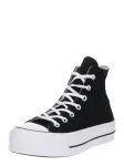 CONVERSE Sportbačiai su auliuku 'CHUCK TAYLOR ALL STAR MOVE PLATFORM' juoda / balta