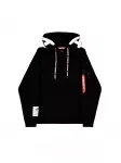 ALPHA INDUSTRIES Megztinis be užsegimo juoda