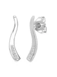 DIAMANT LETERNEL Auskarai sidabrinė