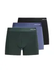 JACK & JONES Boxer trumpikės 'JACComo' mėlyna / tamsiai žalia / juoda