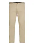 TOMMY HILFIGER &bdquo;Chino&ldquo; stiliaus kelnės 'Bleecker 1985' smėlio spalva / tamsiai mėlyna / raudona / balta