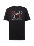 UNDER ARMOUR Sportiniai mar&scaron;kinėliai 'Foundation' raudona / juoda / balta