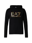 EA7 Emporio Armani Megztinis be užsegimo auksas / juoda
