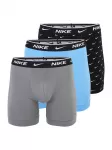 NIKE Underwear Boxer trumpikės &scaron;viesiai mėlyna / pilka / juoda
