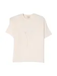 GOBI Cashmere Megztinis 'Bow-Tie Cashmere T-shirt' balta