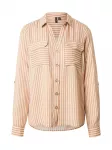 VERO MODA Palaidinė 'VMBUMPY' tamsi smėlio / balta