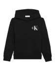 Calvin Klein Jeans Megztinis be užsegimo 'Monologo' juoda