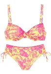VENICE BEACH Bikinis geltona / rožinė