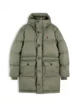 Tommy Jeans Demisezoninė parka alyvuogių spalva