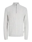 JACK & JONES Megztinis 'JJJAMES' margai balta