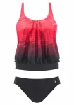 LASCANA Tankinis raudona / juoda