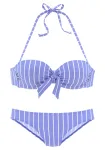 VIVANCE by LASCANA Bikinis &scaron;viesiai mėlyna / balta