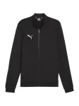 PUMA Laisvalaikio striukė 'TeamGoal' juoda / balta