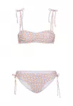 LSCN by LASCANA Bikinis mėlyna / dangaus žydra / oranžinė / abrikosų spalva
