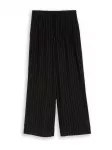 TOM TAILOR DENIM Kelnės juoda / balta