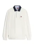 Tommy Jeans Mar&scaron;kinėliai 'Ess' nebalintos drobės spalva / tamsiai mėlyna / ry&scaron;kiai raudona