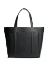 TOMMY HILFIGER Pirkinių krep&scaron;ys juoda