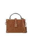 Karl Lagerfeld Rankinė 'K/AUTOGRAPH PADLOCK S TRUNK SD' ruda