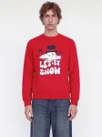 JACK & JONES Megztinis be užsegimo 'JJXMAS FUN' oranžinė / raudona / juoda / balta
