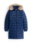 Tommy Jeans Žieminis paltas 'Essential' tamsiai mėlyna