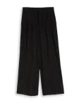 TOM TAILOR DENIM Kelnės juoda / balta