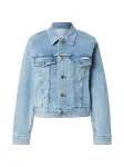 Calvin Klein Jeans Demisezoninė striukė 'Classic Trucker' &scaron;viesiai mėlyna