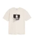 The Rad Black Kids Mar&scaron;kinėliai 'Afro Space T-Shirt (Collab with KenjoDrawing)' natūrali balta