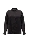 s.Oliver BLACK LABEL Palaidinė tamsiai ruda / juoda