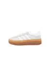 ADIDAS ORIGINALS Sportbačiai be auliuko 'GAZELLE BOLD' nebalintos drobės spalva / sidabrinė / balta