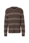 Abercrombie & Fitch Megztinis ruda / tamsiai ruda / rožių spalva