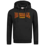 LONSDALE Megztinis be užsegimo 'Classic' kario spalva / raudona / juoda