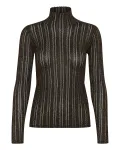 SOAKED IN LUXURY Megztinis 'Laisa' ruda / auksas