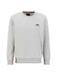 ALPHA INDUSTRIES Megztinis be užsegimo 'Basic Logo' pilka