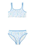 Abercrombie & Fitch Maudymosi kostiumėlis dangaus žydra / &scaron;viesiai mėlyna / balta