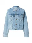 Calvin Klein Jeans Demisezoninė striukė 'Classic Trucker' &scaron;viesiai mėlyna