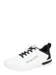 bugatti Sportinio stiliaus batai su rai&scaron;teliais juoda / balta
