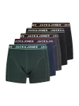 JACK & JONES Boxer trumpikės 'JACMAX' tamsiai mėlyna / antracito spalva / tamsiai žalia / juoda