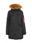 ALPHA INDUSTRIES Žieminė parka 'Polar' juoda