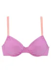 VENICE BEACH Bikinio vir&scaron;utinė dalis orchidėjų spalva / oranžinė