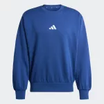 ADIDAS SPORTSWEAR Sportinio tipo megztinis 'Essentials Feelcozy' tamsiai mėlyna / balta