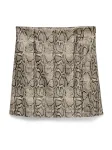 VERO MODA Sijonas 'VMNelly' rusvai pilka / juoda