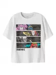 NAME IT Mar&scaron;kinėliai 'NKMAMOS FORTNITE' &scaron;viesiai rožinė / ry&scaron;kiai raudona / juoda / balta